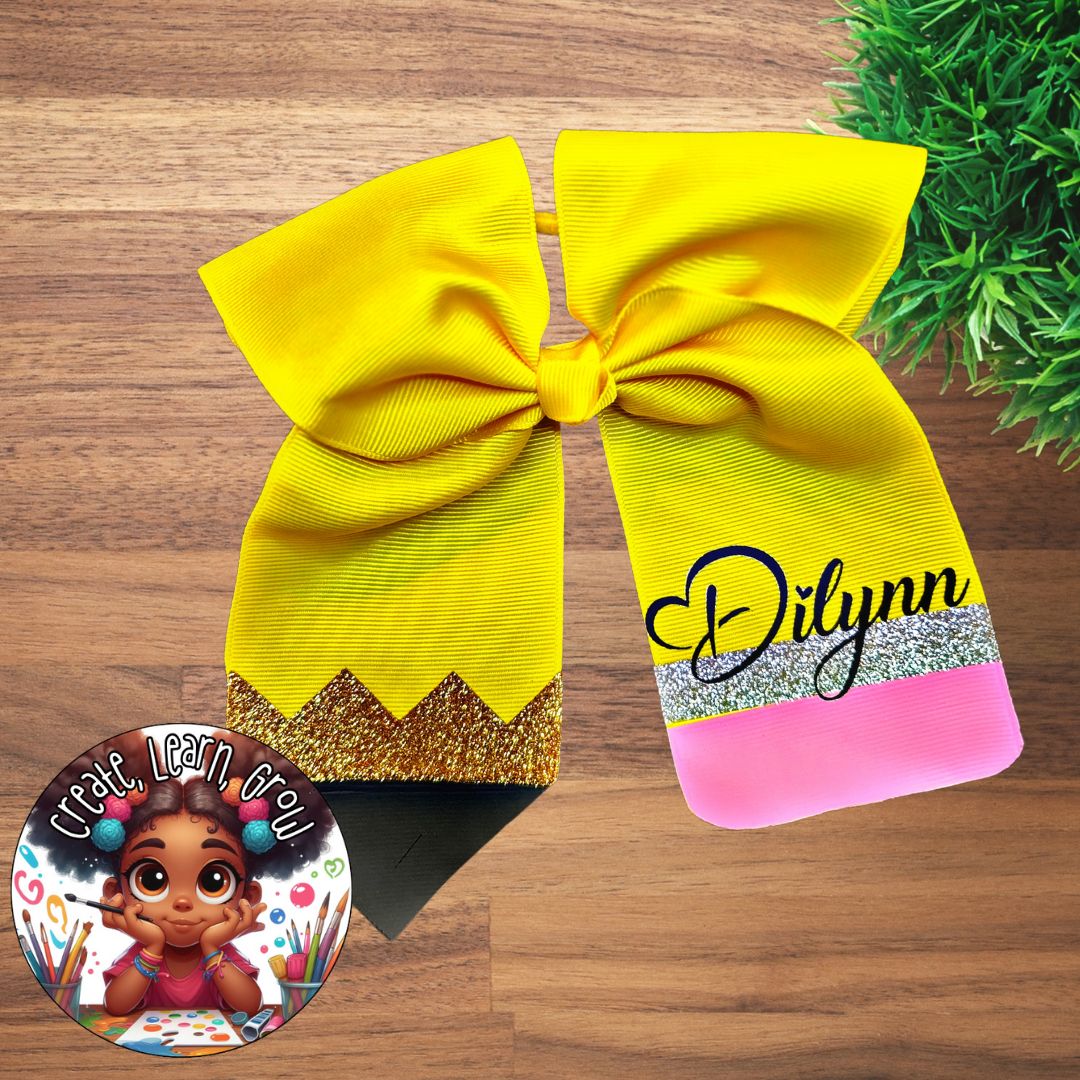 Pencil Style Hair Bow - 3 Inch