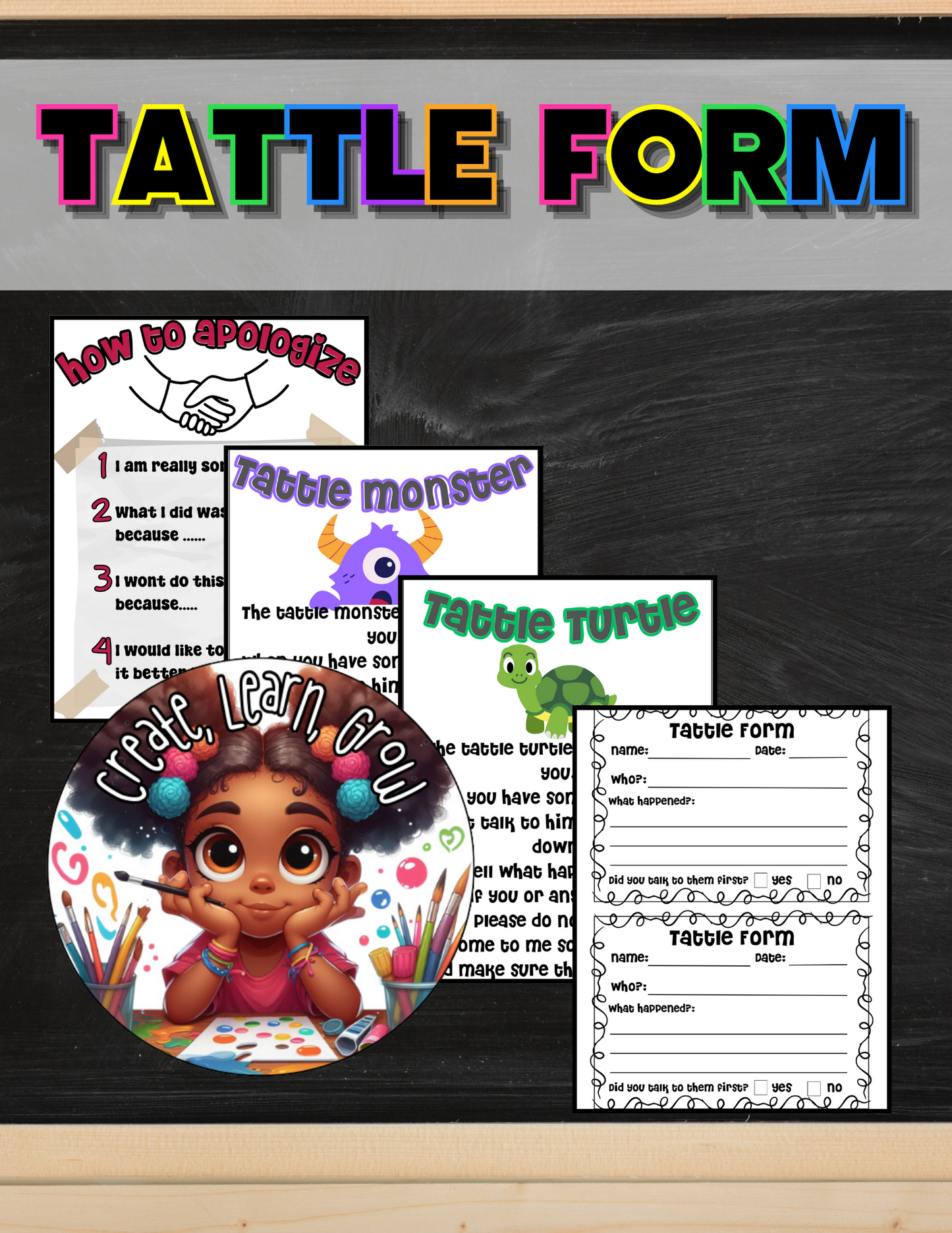 Tattling Printables - Digital Download